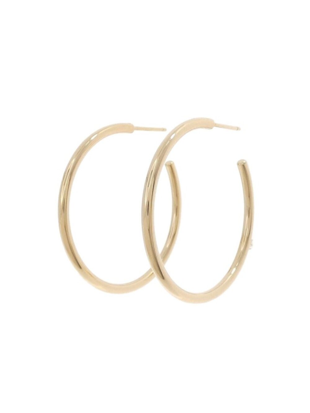 Tiffany & Co Round Hoop Medium Earrings